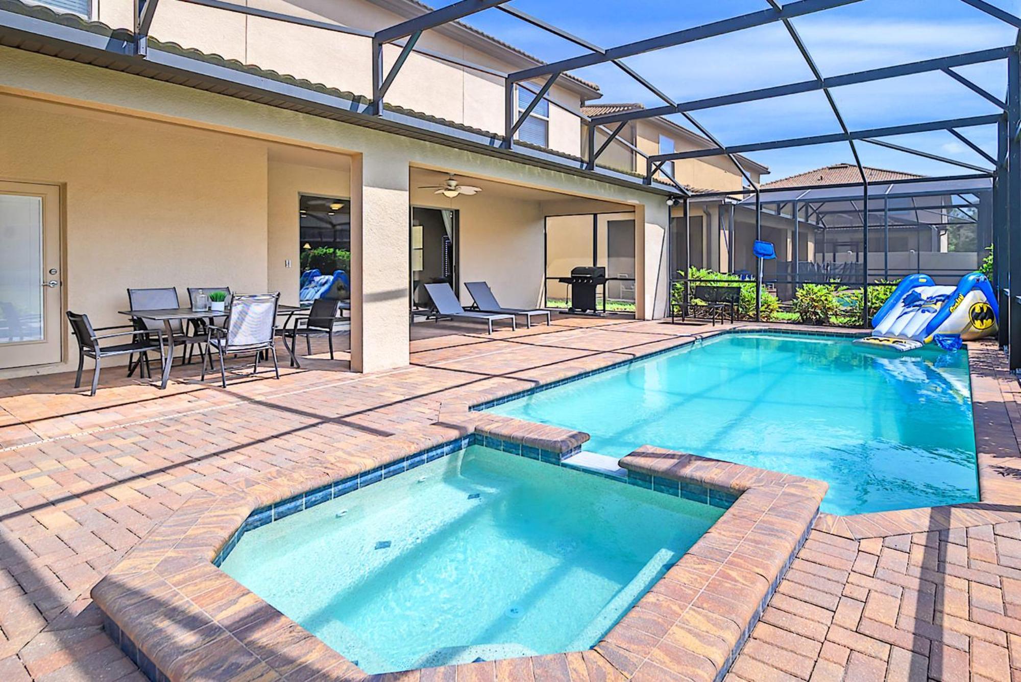 8Br Resort Home W Pool Hot Tub And Theatre Loft Kissimmee Kültér fotó